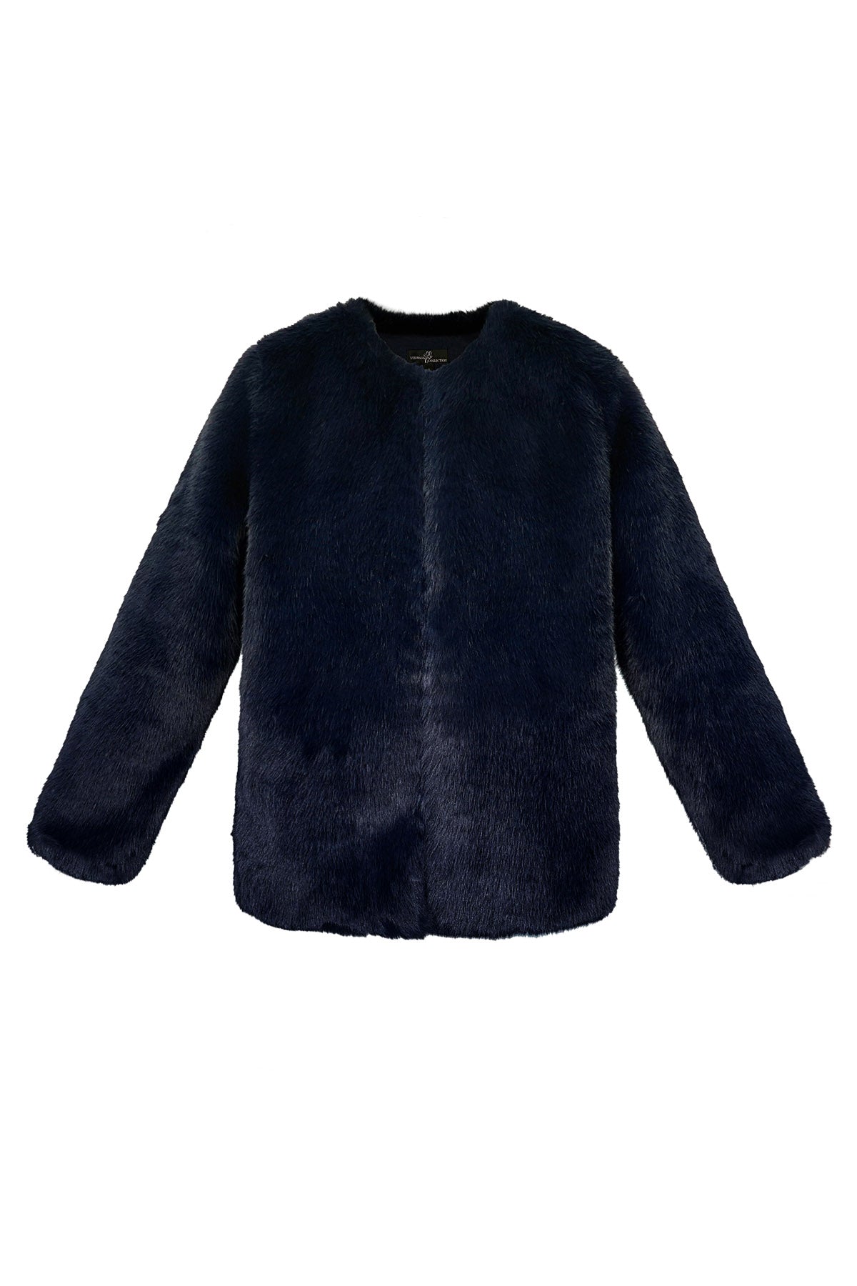 Faux Fur Coat - Women's Fluffy Fake Fur Jacket for Winter-Grace Aura