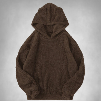 Fleece Hoodie - Bear Ear - Warm - Pullover Hoodie - Women's Hoodie-Grace Aura