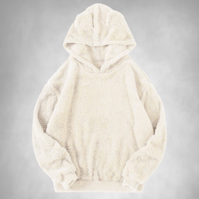 Fleece Hoodie - Bear Ear - Warm - Pullover Hoodie - Women's Hoodie-Grace Aura