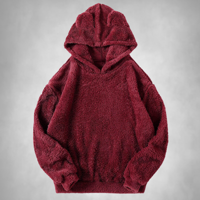 Fleece Hoodie - Bear Ear - Warm - Pullover Hoodie - Women's Hoodie-Grace Aura