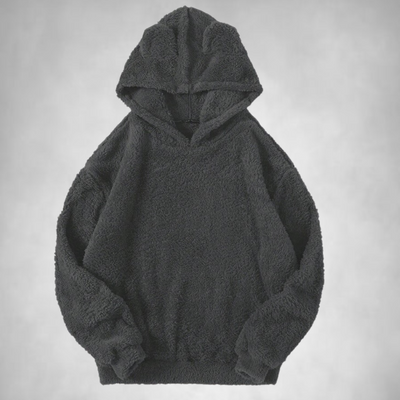 Fleece Hoodie - Bear Ear - Warm - Pullover Hoodie - Women's Hoodie-Grace Aura