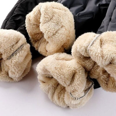 Fleece Lined Pants - Drawstring - Quilted - Winter Pants - Men's Pants-Grace Aura