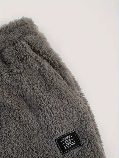 Fleece Loungewear - Comfy Two-Piece Teddy Hoodie and Sweatpants Set-Grace Aura