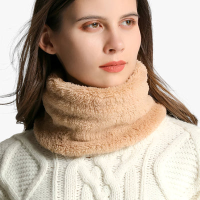 Fleece Neckwarmer - Faux Fur - Warm - Winter Neckwarmer - Neck Gaiter-Grace Aura