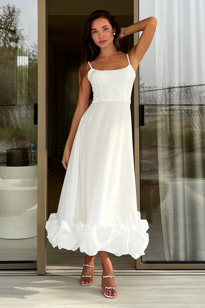 Flounce | Midi Dress-Grace Aura