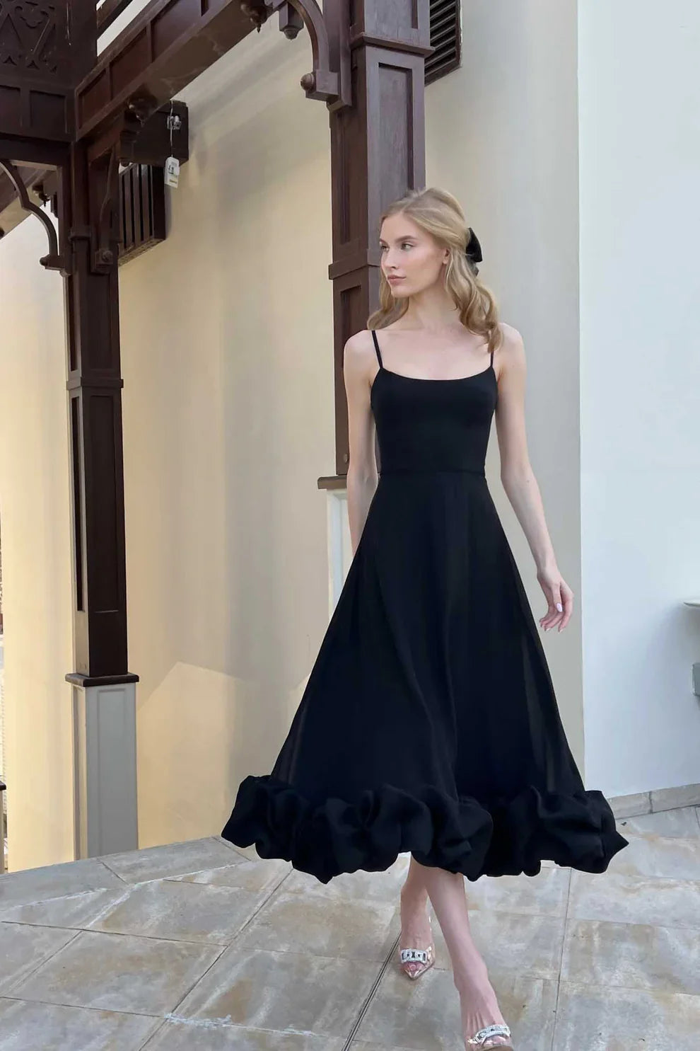 Flounce | Midi Dress-Grace Aura