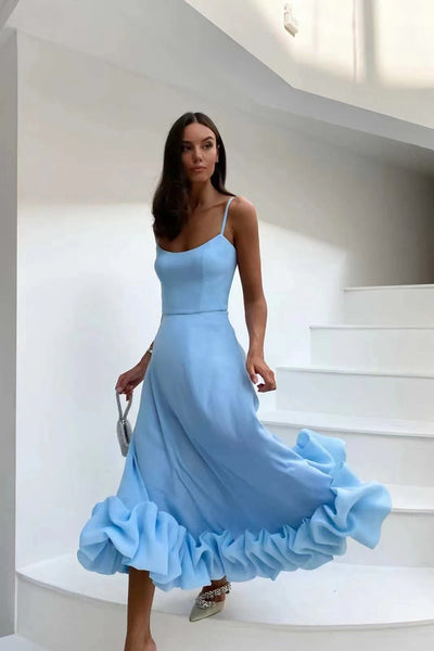 Flounce | Midi Dress-Grace Aura