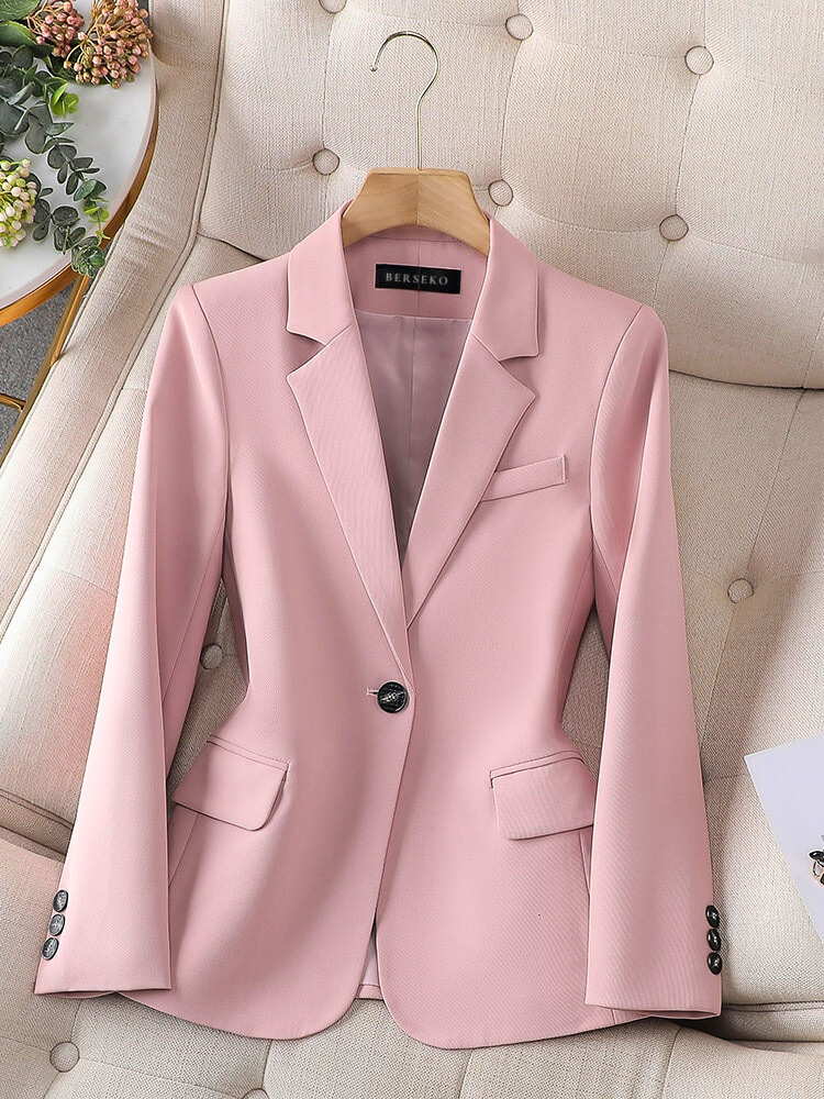 Formal Blazer - Single Breasted Stylish Blazer Jacket for Women-Grace Aura