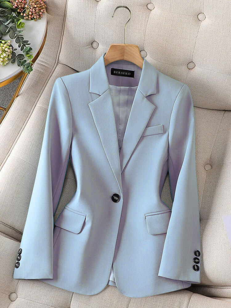 Formal Blazer - Single Breasted Stylish Blazer Jacket for Women-Grace Aura