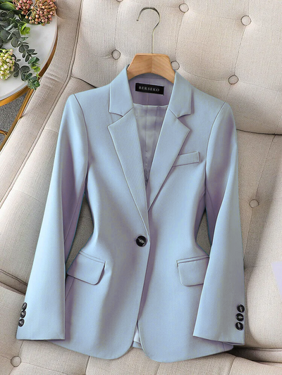 Formal Blazer - Single Breasted Stylish Blazer Jacket for Women-Grace Aura