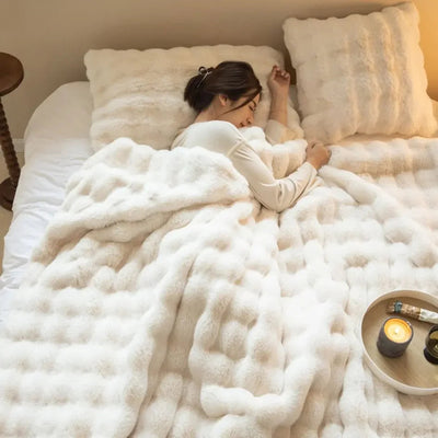 Fur Blanket | Plush | Fleece | Fluffy Blanket | Winter Blanket-Grace Aura