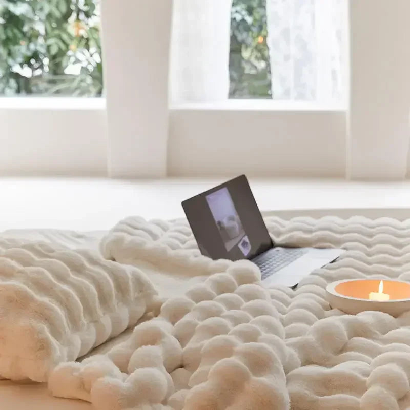 Fur Blanket | Plush | Fleece | Fluffy Blanket | Winter Blanket-Grace Aura
