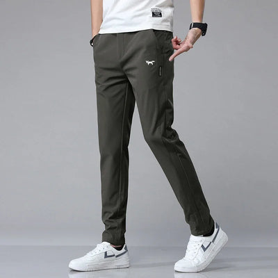 Golf Trousers - Stretch - Skinny - Track Pants - Men's Pants-Grace Aura