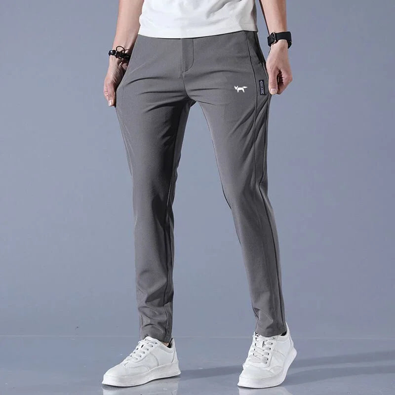 Golf Trousers - Stretch - Skinny - Track Pants - Men's Pants-Grace Aura