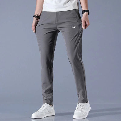 Golf Trousers - Stretch - Skinny - Track Pants - Men's Pants-Grace Aura
