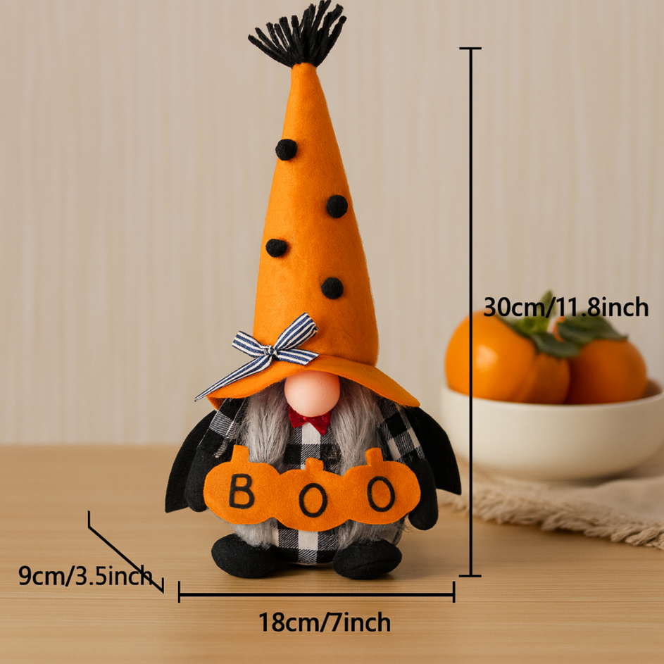 Halloween Gnome | Indoor | Outdoor | Halloween Ornament | Halloween Decoration-Grace Aura