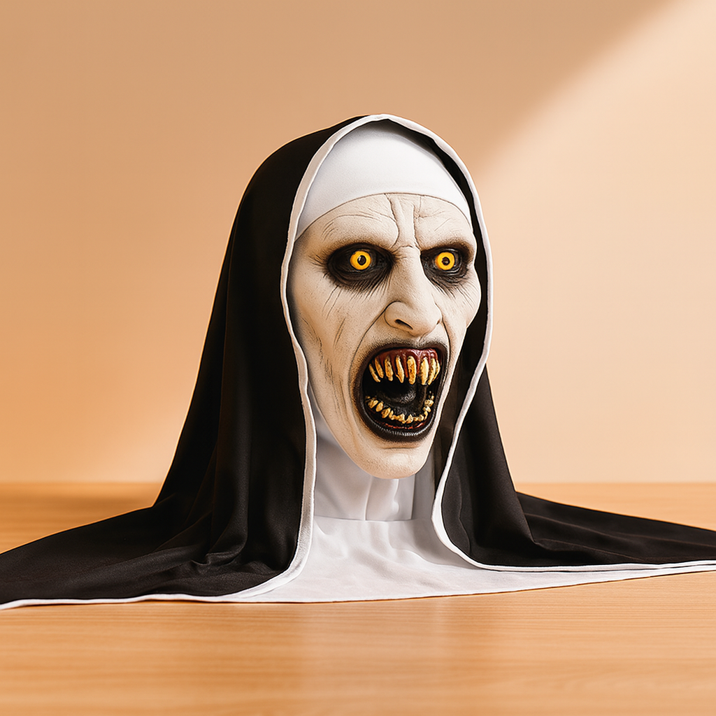 Halloween Mask - Scary Horror Nun Halloween Costume Mask-Grace Aura