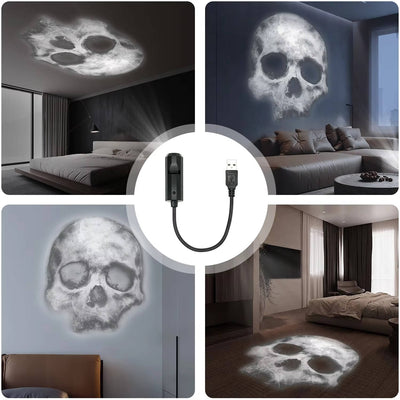 Halloween Projector - Skull Light Image Projector for Halloween-Grace Aura