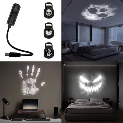 Halloween Projector - Skull Light Image Projector for Halloween-Grace Aura