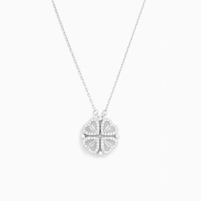 Heart Necklace | Zircon | Silver | Golden Necklace | Necklace for Ladies-Grace Aura