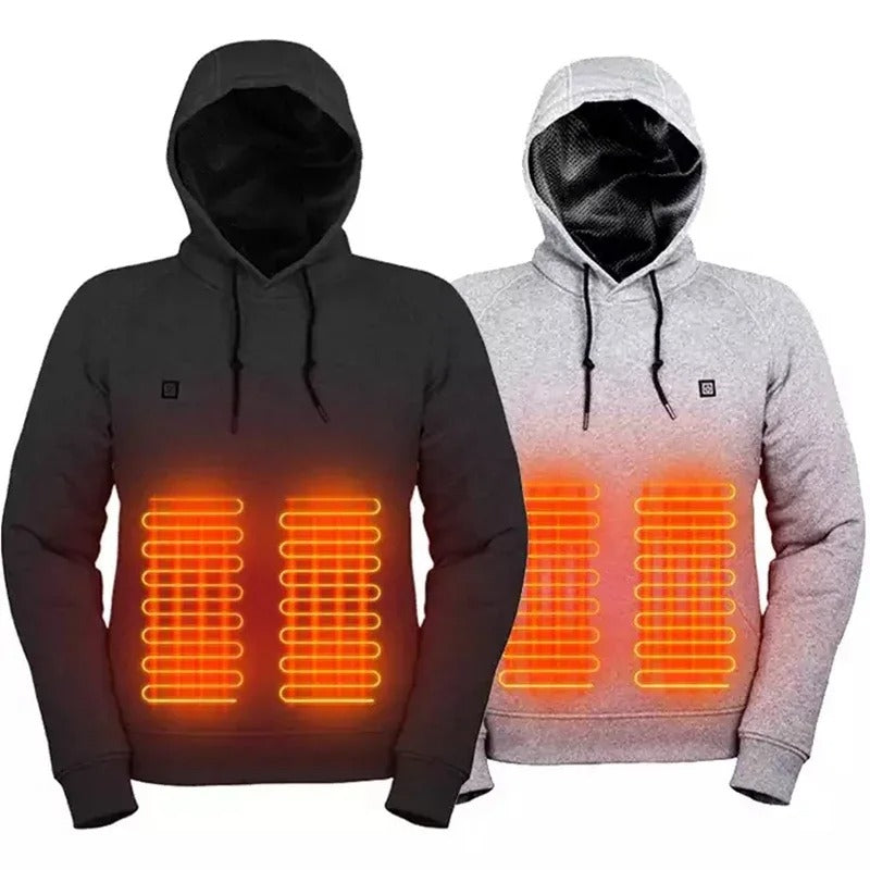 Heated Hoodie - Warm - Pullover - Winter Hoodie - Women's Hoodie-Grace Aura