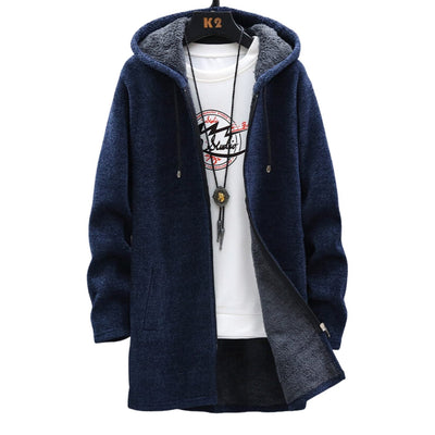 Hooded Coat | Zip-Up | Fleece Lined | Winter Jacket | Women's Jackets -Grace Aura