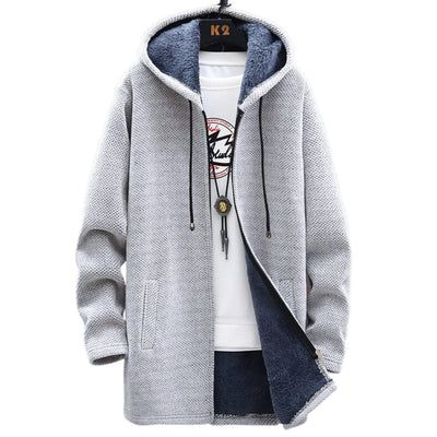 Hooded Coat | Zip-Up | Fleece Lined | Winter Jacket | Women's Jackets -Grace Aura