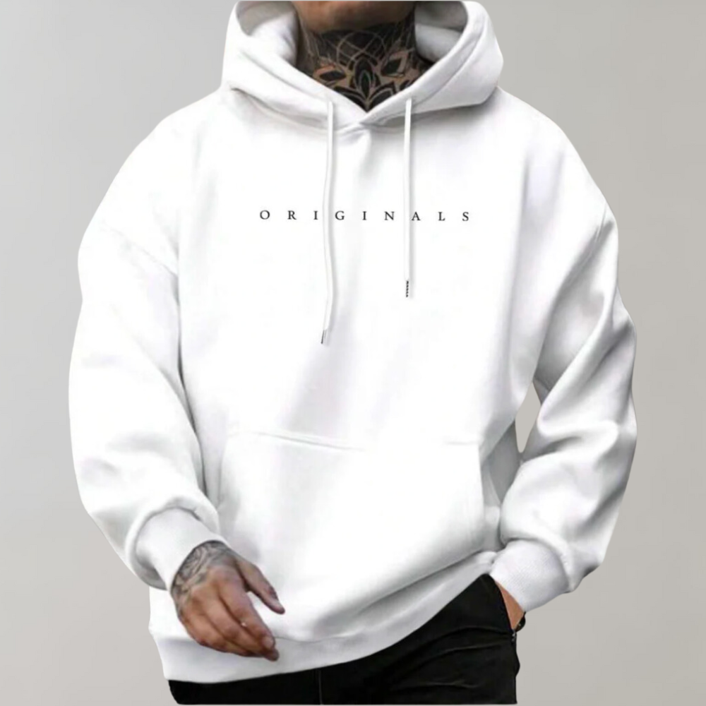 Hoodie - Men's Comfy Originals Pullover Hoodie with Pocket-Grace Aura