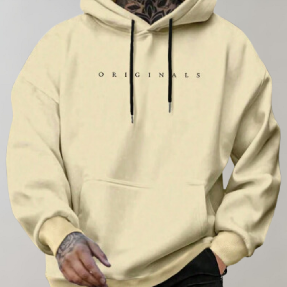 Hoodie - Men's Comfy Originals Pullover Hoodie with Pocket-Grace Aura