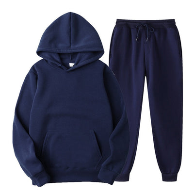 Hoodie and Jogger Set | Pullover | Drawstring | Sweat Sets | Women's Jogger Sets-Grace Aura