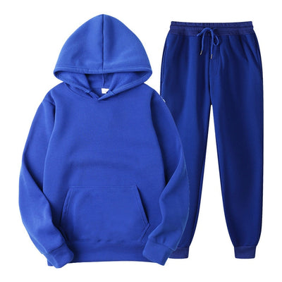 Hoodie and Jogger Set | Pullover | Drawstring | Sweat Sets | Women's Jogger Sets-Grace Aura