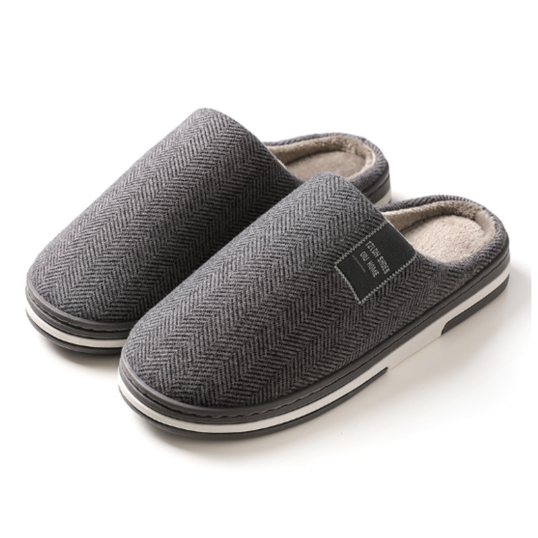 House Slippers - Men's Warm Indoor Winter Slippers-Grace Aura
