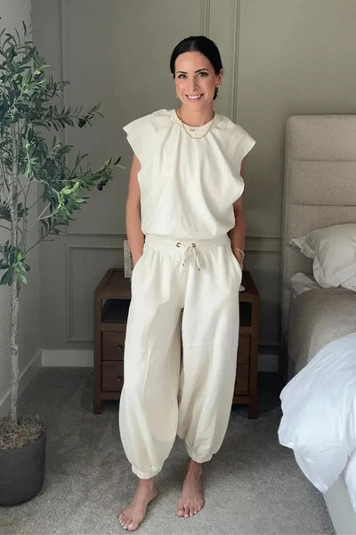 Jumpsuit | Casual | Short Sleeve | Jogger Jumpsuit | Women's Jumpsuit-Grace Aura