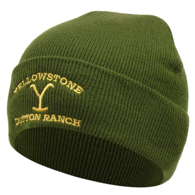 Knitted Beanie - Men's Rib Knit Winter Fisherman Beanie-Grace Aura