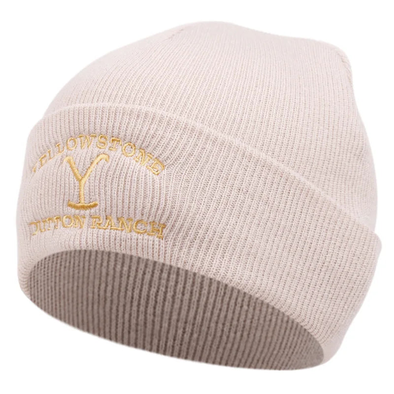 Knitted Beanie - Men's Rib Knit Winter Fisherman Beanie-Grace Aura