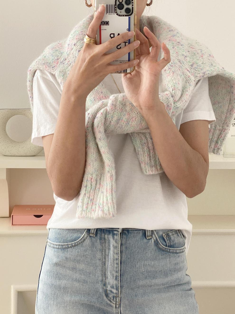 Knitted Cardigan - Oversized - Button-Up - Cardigan Sweater - Women's Cardigan-Grace Aura