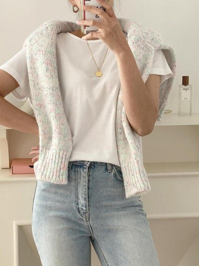 Knitted Cardigan - Oversized - Button-Up - Cardigan Sweater - Women's Cardigan-Grace Aura