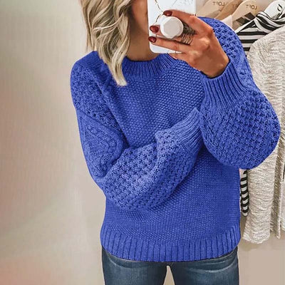 Knitted Sweater | Loose Fit | Chunky | Knitted Jumper | Women's Knitwear-Grace Aura
