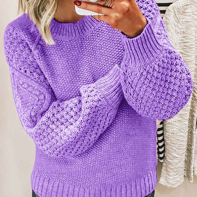 Knitted Sweater | Loose Fit | Chunky | Knitted Jumper | Women's Knitwear-Grace Aura