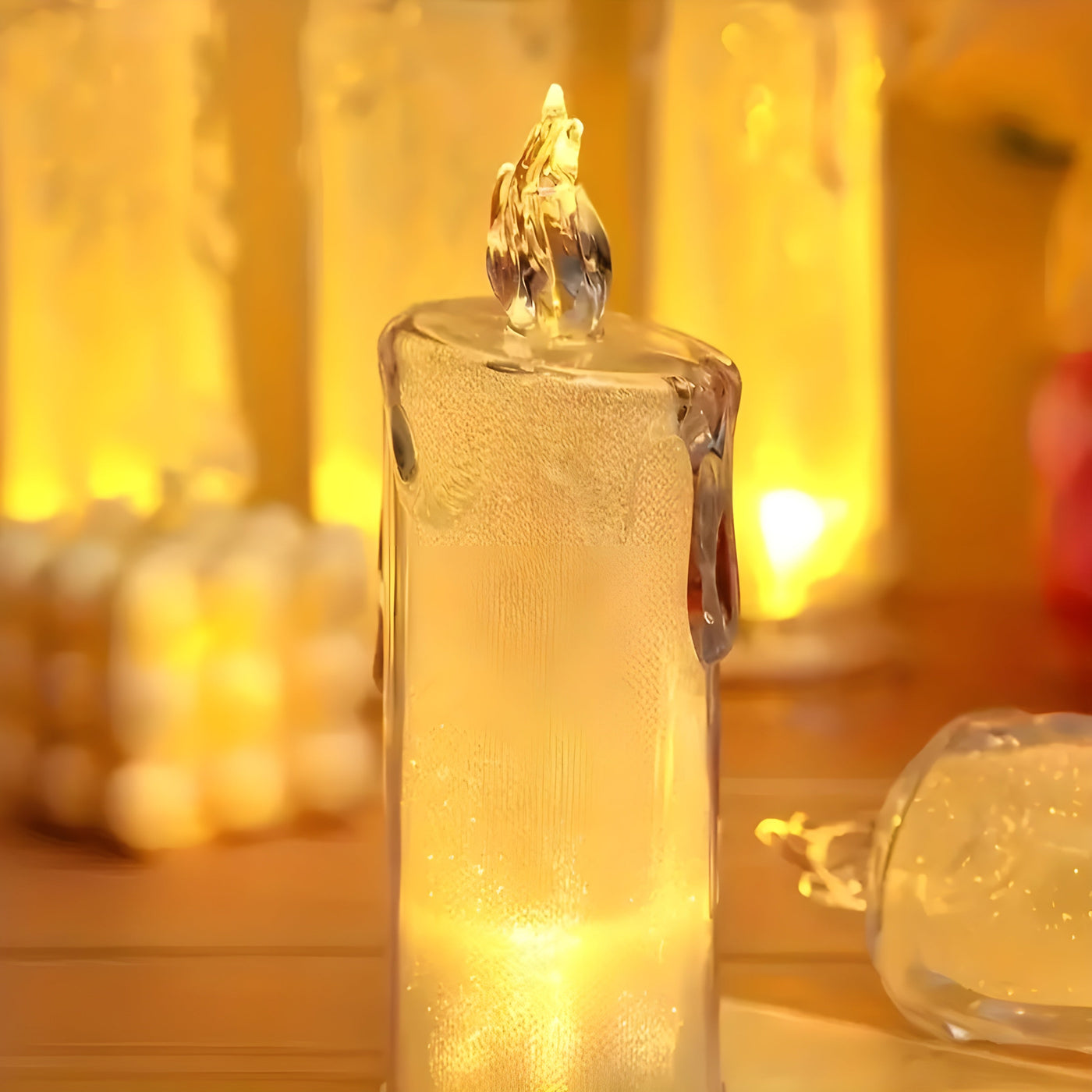 LED Candles | Flameless | Pillar Candles | Battery-Operated Candles | Christmas Candles-Grace Aura