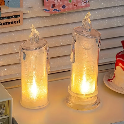 LED Candles | Flameless | Pillar Candles | Battery-Operated Candles | Christmas Candles-Grace Aura