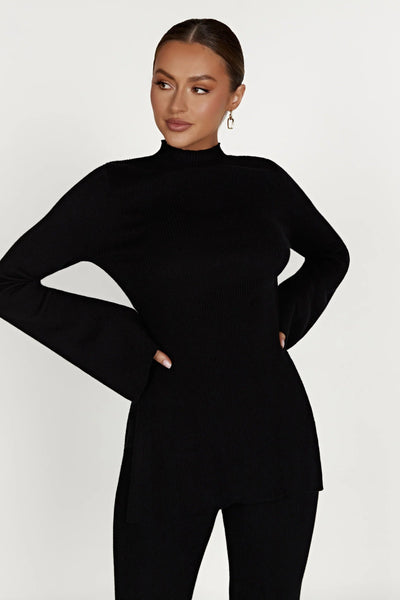 LUXE Knit Jumper - Women's Off White Oversized Knit Sweater - Perfect for Winter-Grace Aura