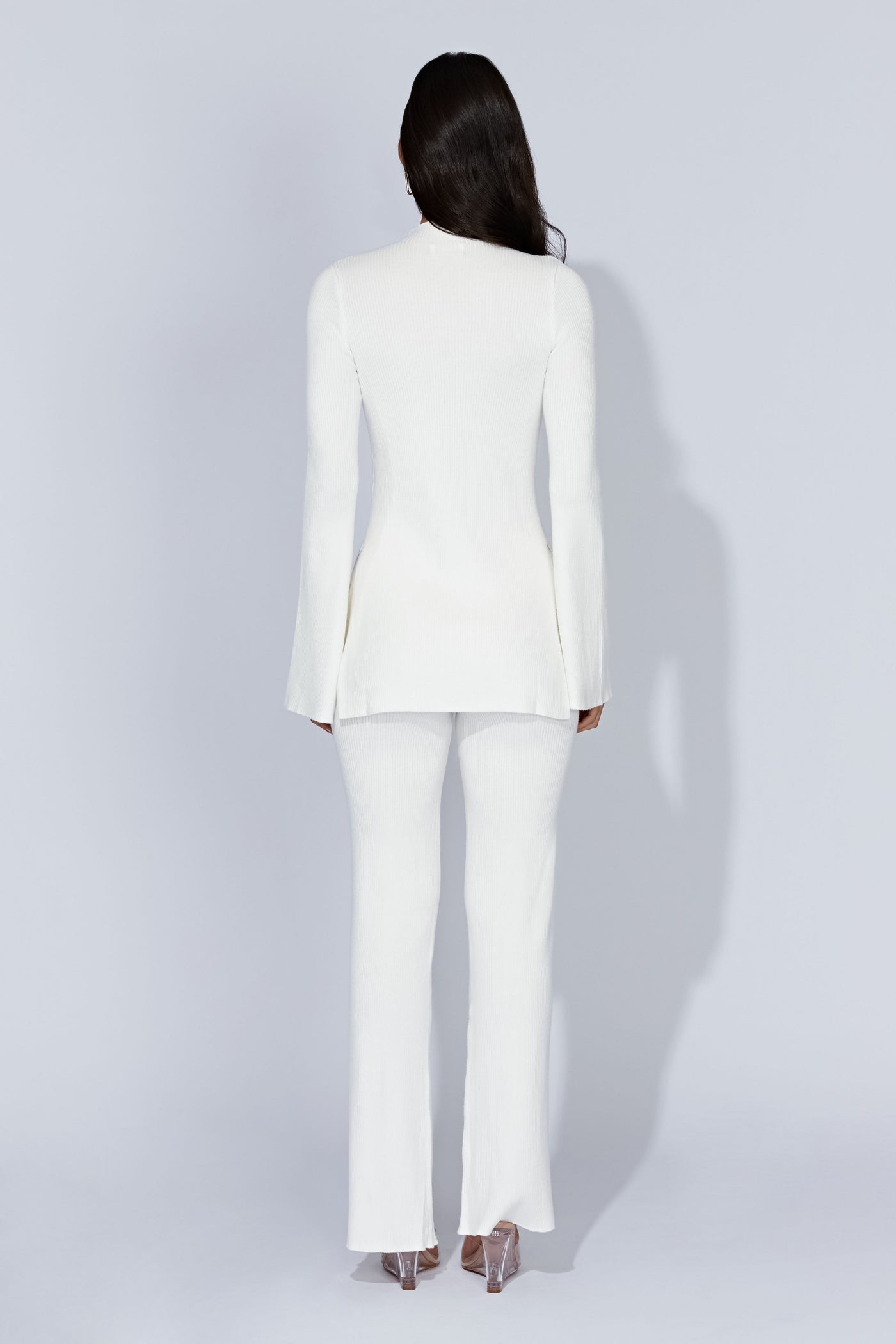 LUXE Knit Jumper - Women's Off White Oversized Knit Sweater - Perfect for Winter-Grace Aura