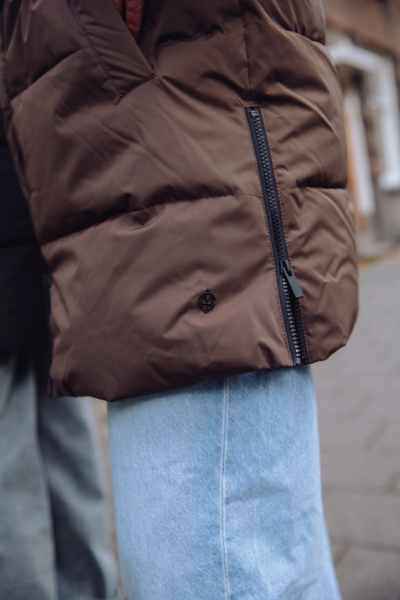 Ladies Padded Coat - Hooded - Mid Length - Puffer Jacket -Women's Winter Coat-Grace Aura