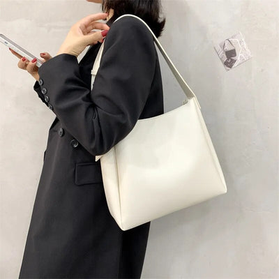 Leather Bag - Women's Leatherette Shoulder Tote Bag and Small Purse-Grace Aura