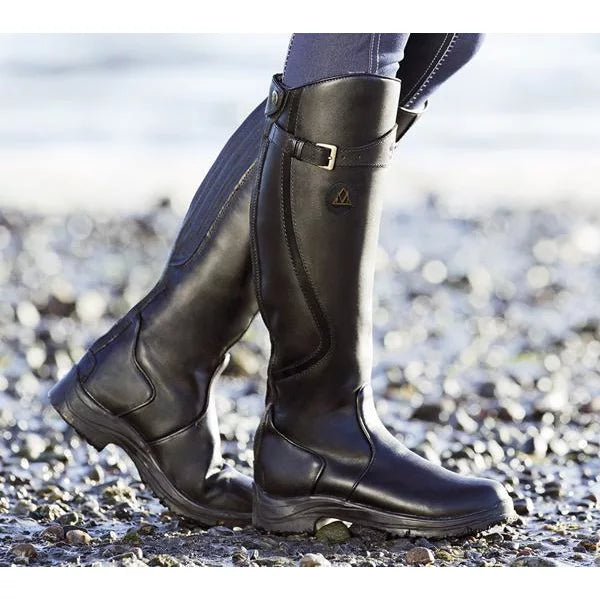 Leather Boots - Waterproof - Non-Slip - Knee-High Boots - Women's Boots-Grace Aura