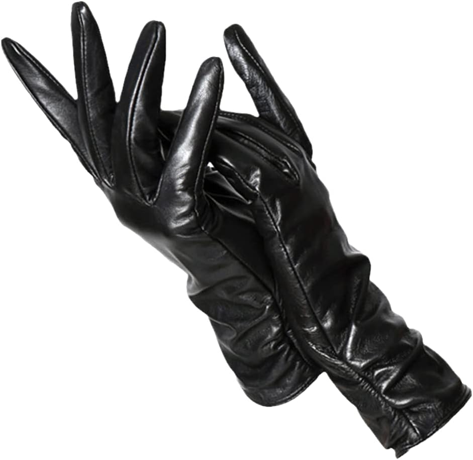 Leather Gloves - Ladies Warm Fur Lined Winter Gloves-Grace Aura