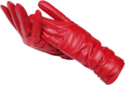 Leather Gloves - Stylish - Winter - Women's Leather Gloves - Ladies Gloves-Grace Aura
