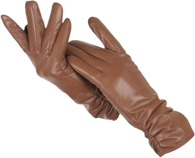 Leather Gloves - Stylish - Winter - Women's Leather Gloves - Ladies Gloves-Grace Aura
