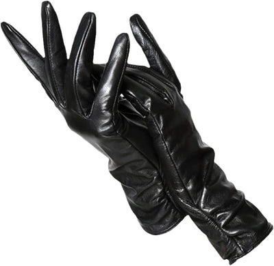 Leather Gloves - Stylish - Winter - Women's Leather Gloves - Ladies Gloves-Grace Aura